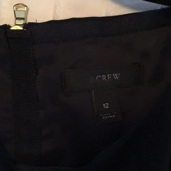 J Crew navy blue lightweight wool dress. - Picture 9 of 15